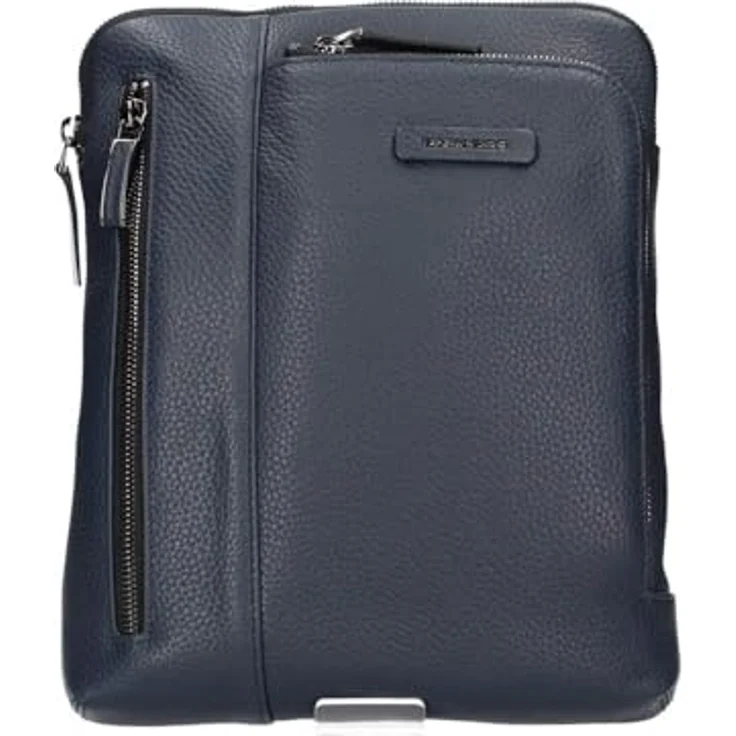 PIQUADRO Modus, große Ledertasche, für iPad für Herren, Blau, OneSize, aus vollnarbigem Kalbfleisch – Bild 1