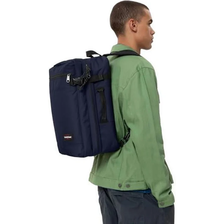 Eastpak Transit'r Pack Weekender Reiserucksack, 44 cm mit Laptopfach, blau – Bild 4