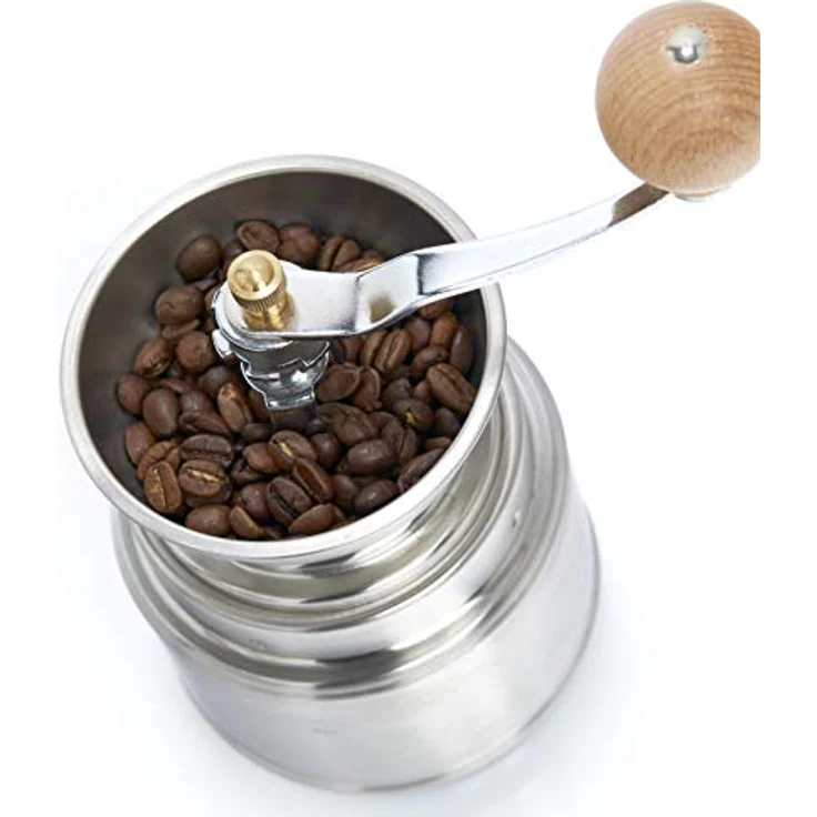 ZELLER PRESENT SCHÖNER LEBEN. PRAKTISCH WOHNEN. Zeller 27219 Kaffeemühle, Edelstahl mit hochwertigem Keramikmahlwerk, Silber – Bild 2