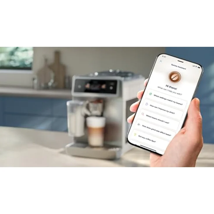 Philips Kaffeevollautomat EP8757/20 Café Aromis 8000-Serie, mit BrewExtract Technologie, über 50 Getränke, LatteGo Pro-Milchsystem, Silber – Bild 8