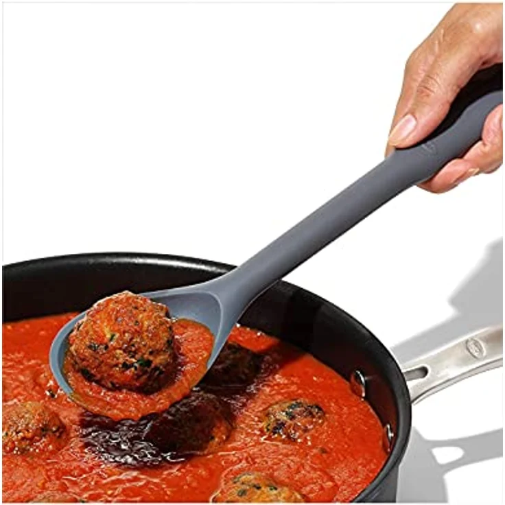 OXO Good Grips Silicone Spoon Silikonlöffel, 719812689722, Peppercorn, us:one size – Bild 4