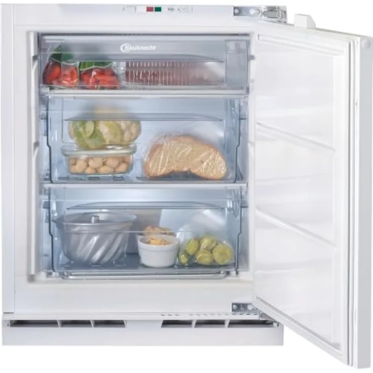 Bauknecht GSU 8F2, Gefrierschrank mit 91 l Nutzvolumen, 10 kg/24h, 41 dB, Energieeffizienzklasse E, Weiß