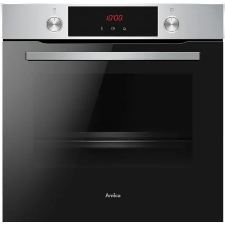 Amica EBPX 945 600 E EEK: A+ XXL Einbaubackofen - 60cm breit, 77L, 3 Pyrolyseprogramme, RapidWarmUp, Edelstahl