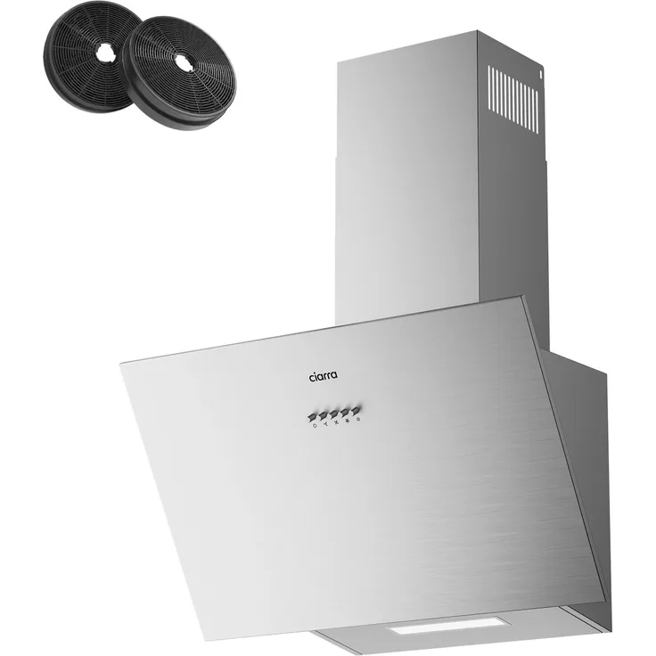 CIARRA VMS6762A Dunstabzugshaube A+++ 650 m³/h, 60 cm, Kopffrei, 3 Stufen, Abluft- und Umluftbetrieb