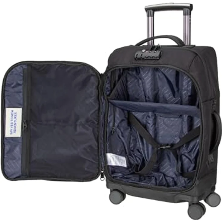 Cabaïa Trolley Soft Suitcase, 4 Rollen, Bordgepäck, A4-Unterlagen fassend, klein – Bild 5