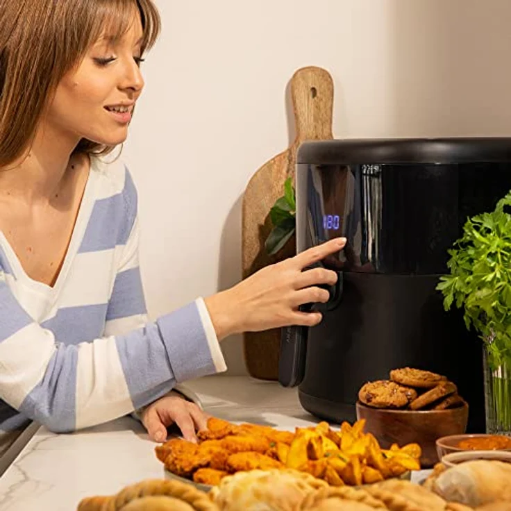 Cecotec Heißluftfritteusen 6 L Cecofry Bombastik 6000 Full mit Zubehör. 1700 W, PerfectCook-Technologie, Temperatur- und Zeitregelung, Touch-Steuerung, 12 Modi – Bild 5