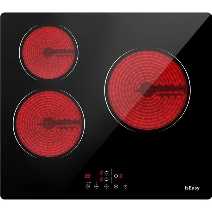 IsEasy LT3-22, Induktionskochfeld mit 5500 Watt, 3 Heizzonen, Timer und Sicherheitsfunktionen