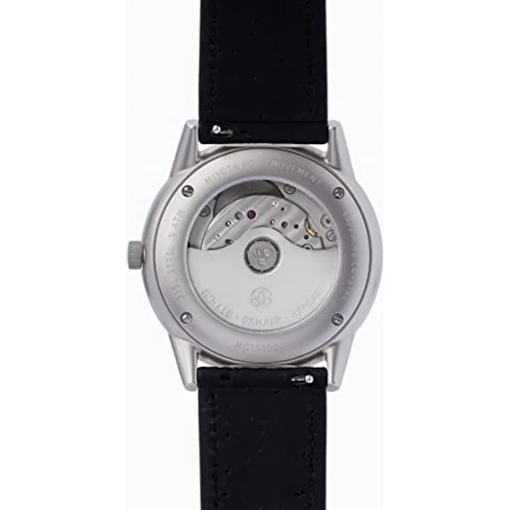 mudita Minimalistisch Automatikuhr für Herren und Damen - Miyota Automatikwerk, Bananatex Veganarmband, Saphirglas – Bild 4