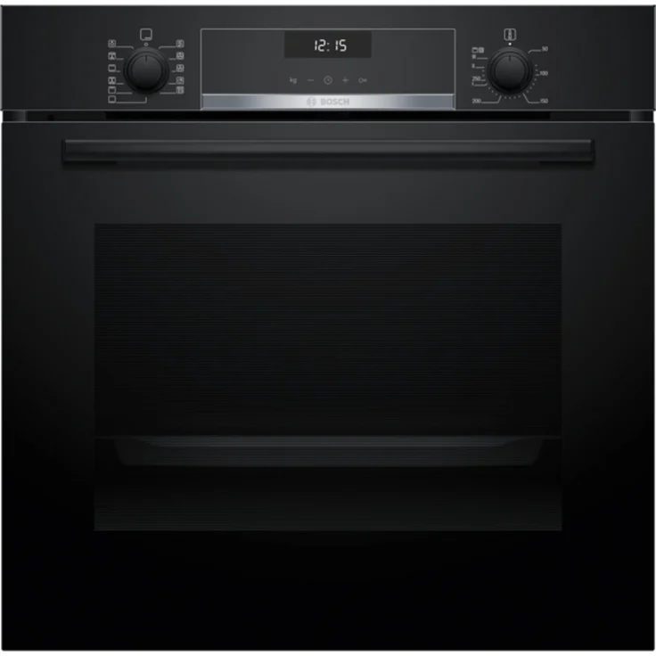 Bosch EB-Backofenset HBG537BB4+HEZ538000 HBA517GS4, Einbaubackofen mit 71 L Garraum, 3D-Heißluft und Air Fry-Funktion