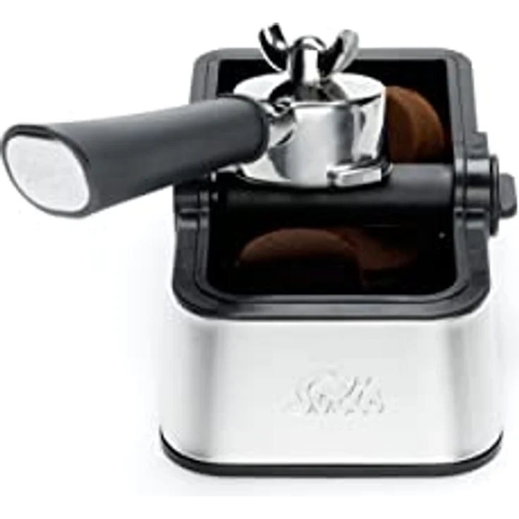 Solis Perfetta Coffee Knock-Box - Abklopfbehälter für Siebträger - Knock Box - Kaffeesatz Abschlagbehälter - Kaffeesatzbehälter - Schwarz – Bild 1