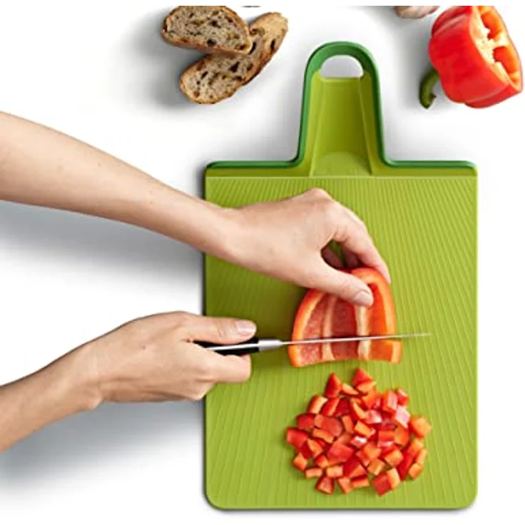 Joseph Joseph Chop2Pot Plus Faltbares Schneidebrett , grün, Regulär – Bild 2