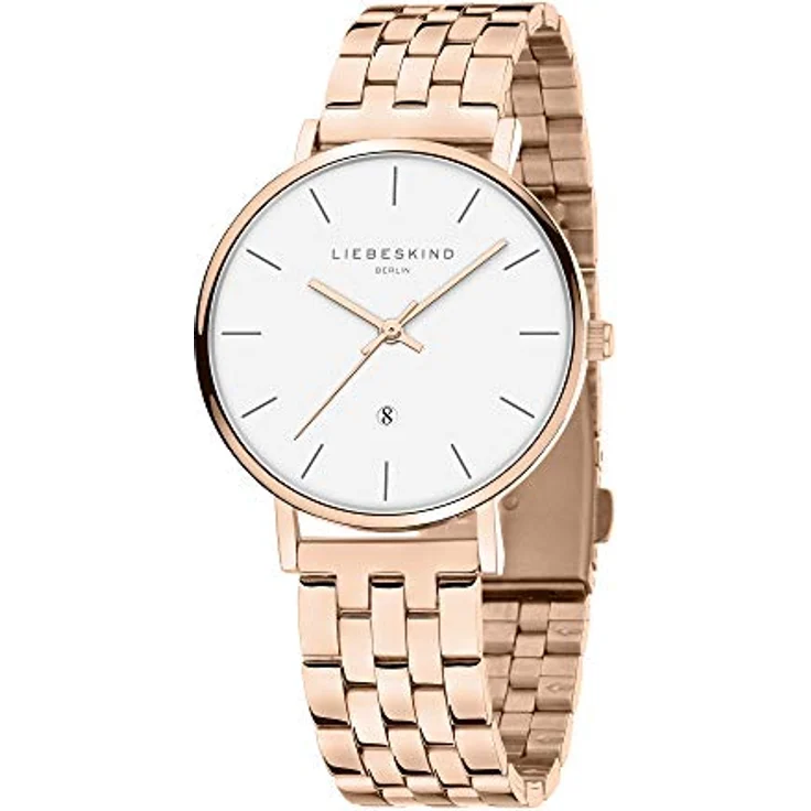Liebeskind Damen Analog Quarz Uhr mit Edelstahl Armband LT-0213-MQ – Bild 2