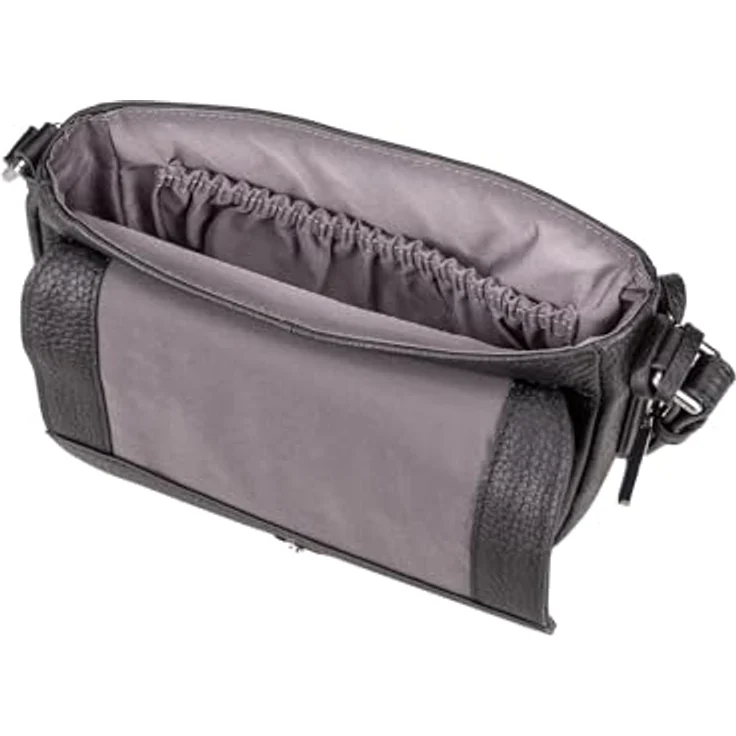 Picard Pure Umhängetasche, 100% Leder, 19 cm x 5 cm x 18 cm, schwarz – Bild 5