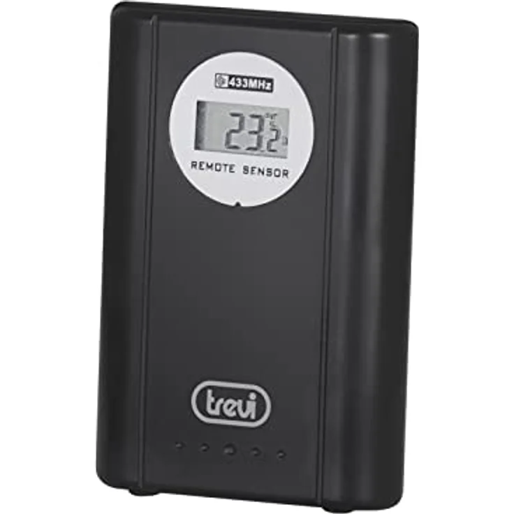 Trevi OM 3560 RC, Digitale Wanduhr mit Aussensensor, programmierbarem Wecker, Kalender und Thermometer, 22.50 cm – Bild 2