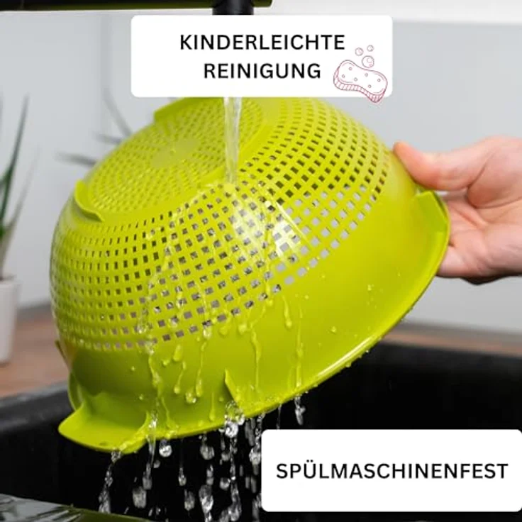 Westmark Salatseiher apfelgrün Ø 26 cm – Bild 7