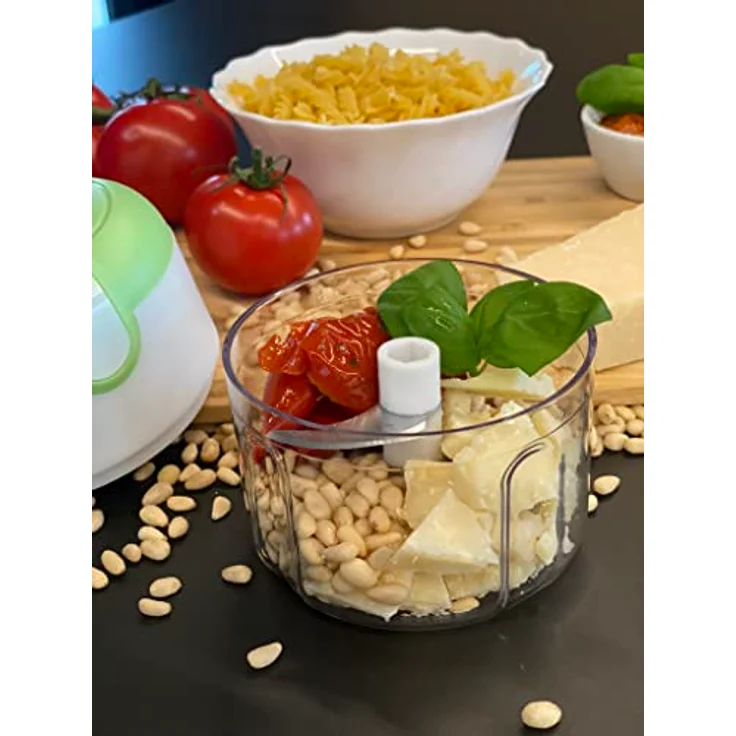 Livington 3 Seconds Chopper - Zerkleinerer mit USB-Anschluss, Mini-Küchenmaschine - Multizerkleinerer - wiederaufladbarer Akku - zerkleinern, schneiden und hacken – Bild 3