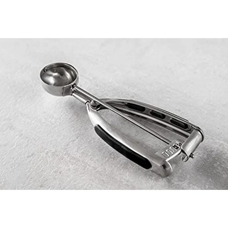 KitchenAid Eisportionierer, Eiscreme- und Teiglöffel mit Auslöser, Spülmaschinenfest – Edelstahl – Bild 3