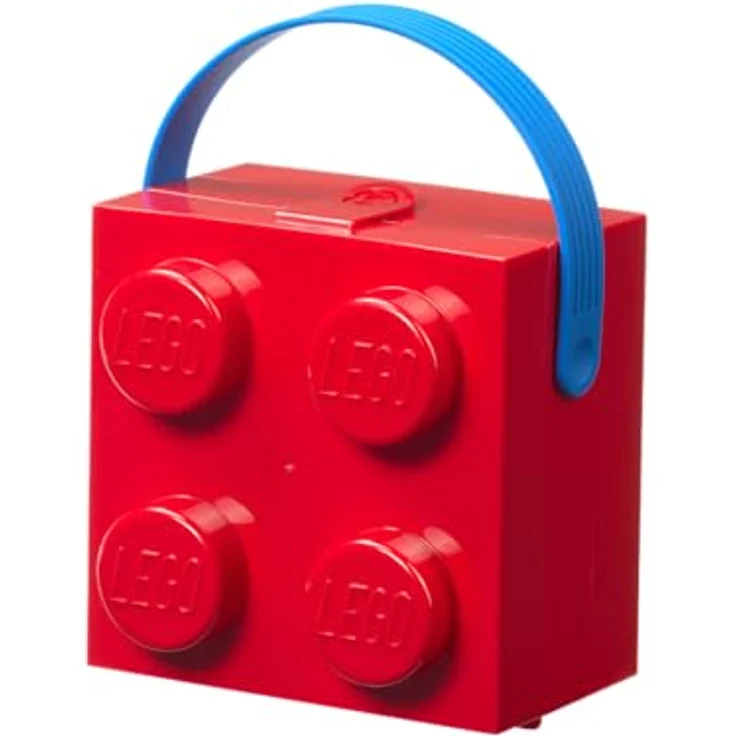 LEGO Brotdose mit Tragegriff, Tragbare Aufbewahrungsbox, rot – Bild 2