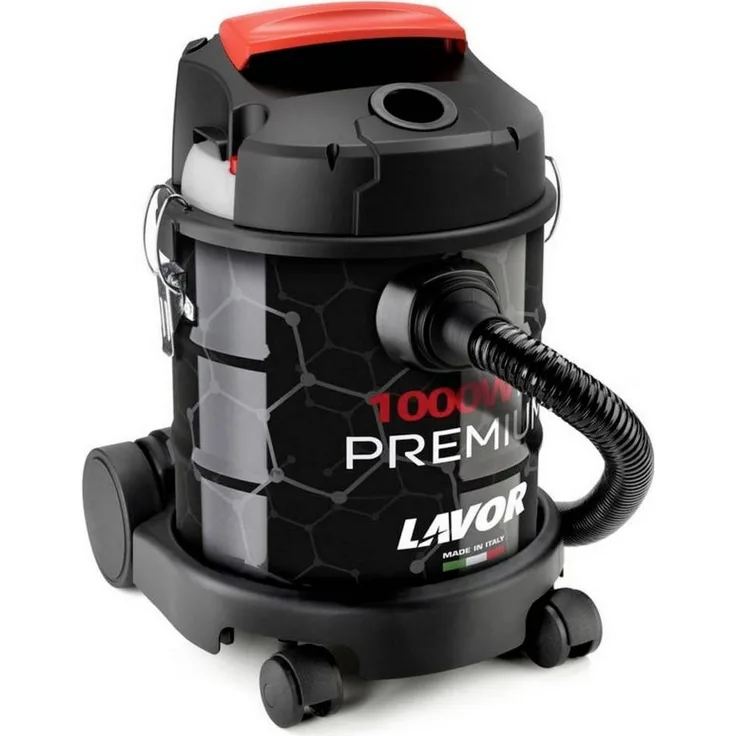 Lavor ASHLEY 1000 PREMIUM EVO, Bodenstaubsauger für Asche mit pneumatischem Filterrüttler und schallgedämpftem Motor
