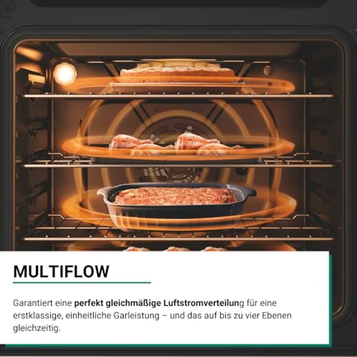 Bauknecht BBA285HU1I Einbaubackofen groß, Edelstahl, AutoClean, versandkostenfrei – Bild 9