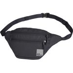 Jack Wolfskin Gürteltasche Konya Hipbag Black, recycelte Materialien, PFC-frei