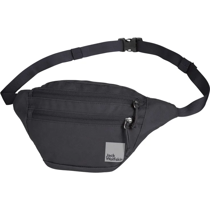 Jack Wolfskin Gürteltasche Konya Hipbag Black, recycelte Materialien, PFC-frei