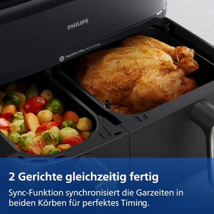 Philips Fritteuse, Perfekte Ergebnisse dank Shake-Reminder NA551/00 – Bild 8