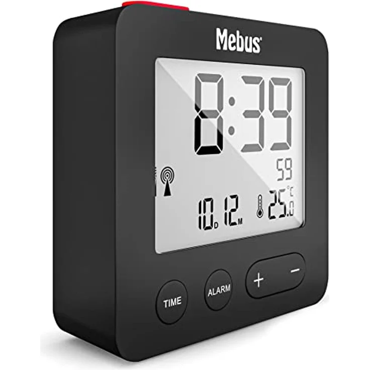 Mebus 25801, Elektronischer Radiowecker mit Mehrfarbigen Display und hochwertiger Verarbeitung – Bild 2