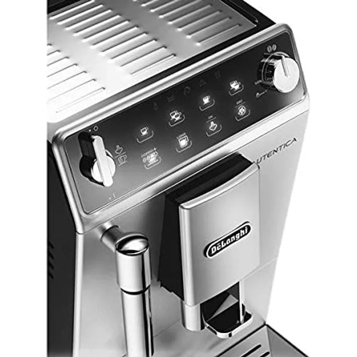 De'Longhi Autentica ETAM 29.510.SB Kaffeevollautomat, 1,3 l Wassertank, Milchaufschäumdüse, silber-schwarz – Bild 6