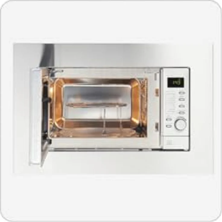 PKM MW 800,8-20G-EB Mikrowelle mit Grill, Einbaugerät, 20 Liter Garraum, 800 Watt, silber – Bild 2