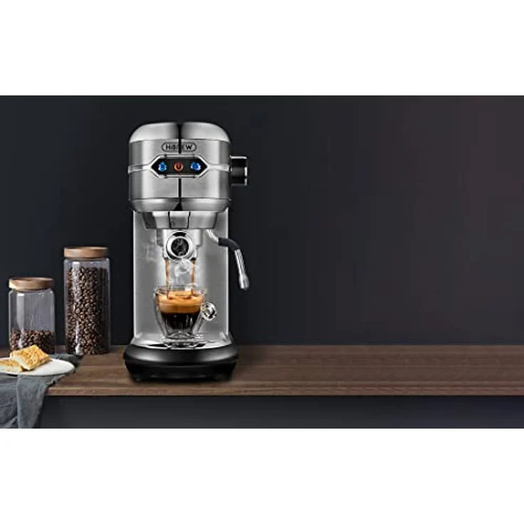 HiBREW Cob coffeemaker H11  1450 W, Siebträgermaschine, Silber – Bild 2