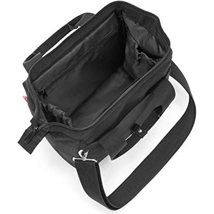 Reisenthel Handtasche allrounder cross, Bowling Bag mit 2 Tragevarianten, wasserabweisendes Polyester, Schwarz – Bild 2
