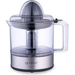 alpina Elektrische Zitruspresse - 30W/230V - Orangenpresse - Saftpresse - 800ML Saftbehälter - BPA-frei - Silber