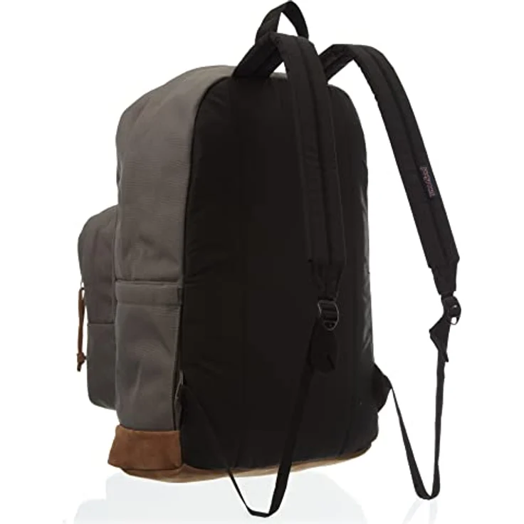 JanSport Daypack, Sportlicher Rucksack aus strapazierfähigem Polyester mit Laptopfach und großen Vordertasche, Schwarz – Bild 2