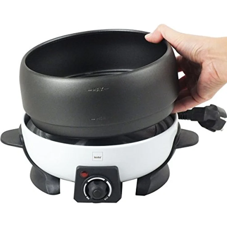 Kela 66665 Elektro-Fondue, Öl-, Käse-, Fleisch- oder Schokoladenfondue, Für 6 Personen, 1,9 l, 800 W, Simplon – Bild 2