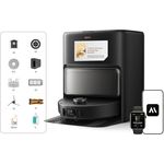 Mova V50 Ultra Complete-Saug- und Wischroboter mit 24.000 Pa Saugkraft, Warmwasser-Wischen, FlexiRise-Navigation, schwarz