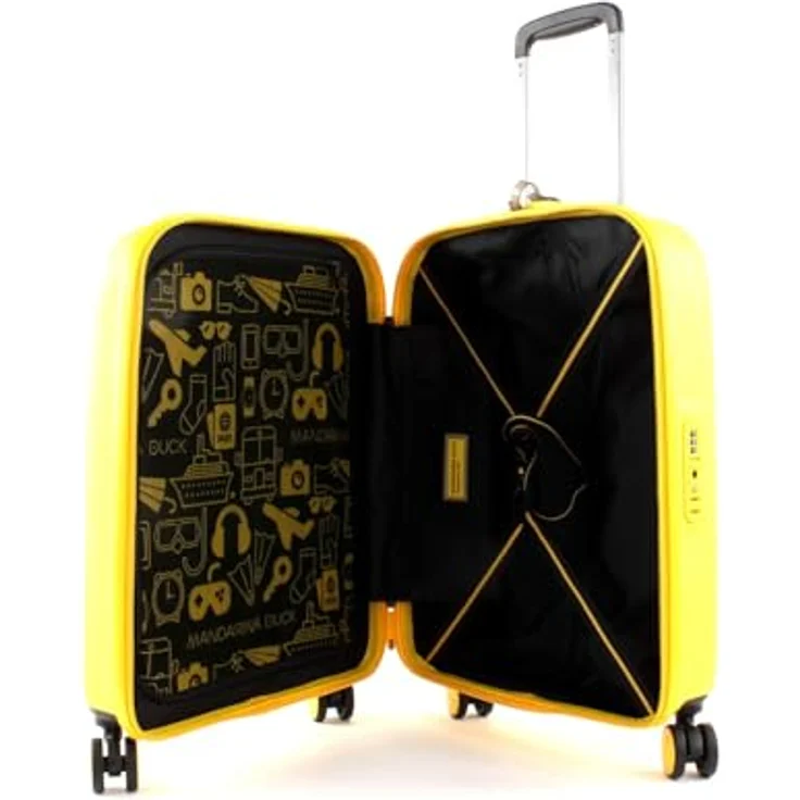 Mandarina Duck LOGODUCK + Trolley Cabin Duck Yellow (Gelb) 40 x 55 x 20 (BxHxB) – Bild 3