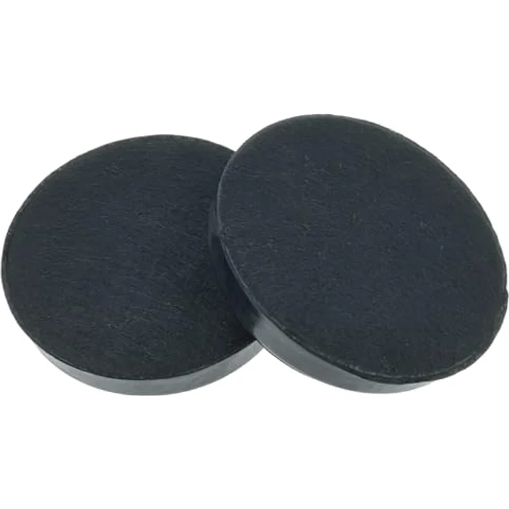 vhbw Aktivkohlefilter 2er Set, kompatibel mit Bosch DWW06W420, DWW06W450, DWP96BC50, DWP94BC60, 19 cm, schwarz – Bild 2