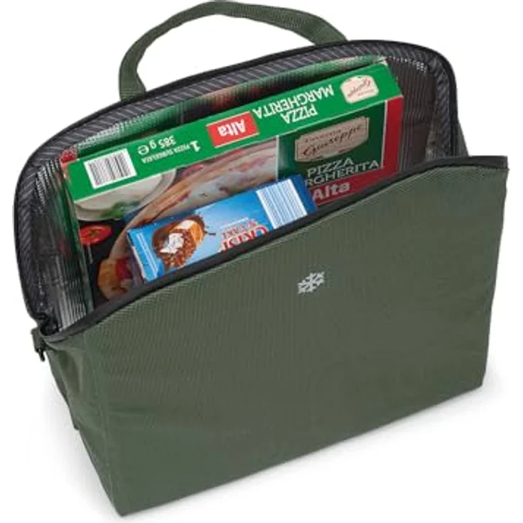 Foppapedretti Go Go Einkaufswagen, Schwarz mit 46 l Fassungsvermögen und Kühltasche – Bild 4
