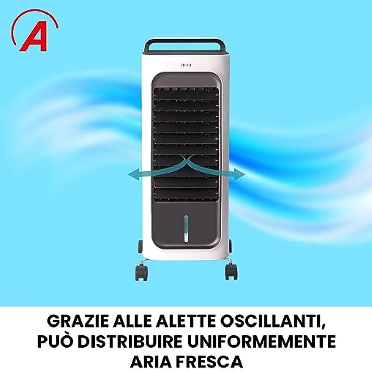 Ardes ARCF02 Keramik-Elektroheizung 2000W mit Gebläse, schwarz und weiß, multifunktional, LED-Display, Fernbedienung, automatische Oszillation – Bild 7