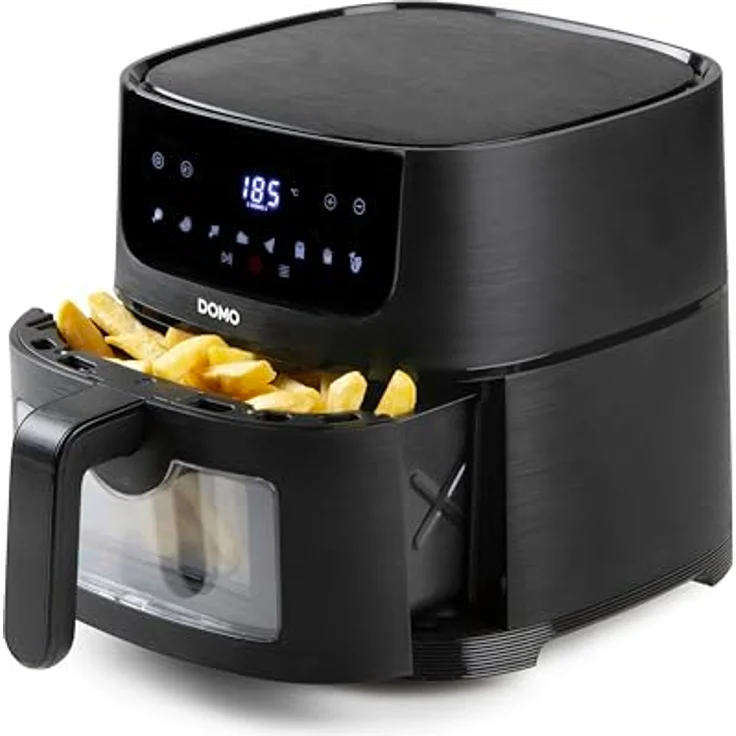 DOMO Luftfritteuse DO542FR 1350 W, 4 l, schwarz - Preisvergleich – Bild 6