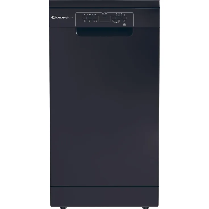 Candy Brava CDPH 2L1047B, Freistehender Geschirrspüler für 10 Maßgedecke, schwarz, mit Energieeffizienzklasse E und quick-spülprogramm