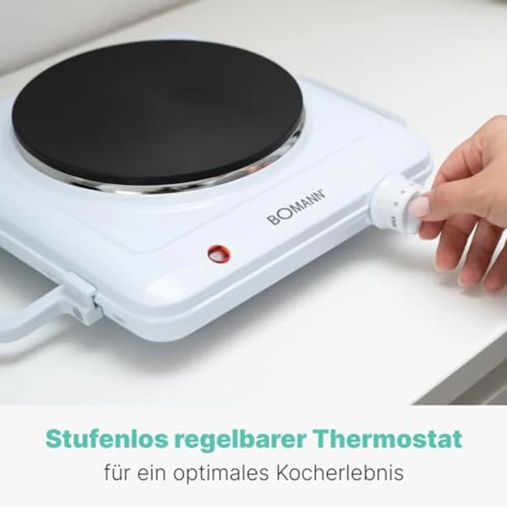 Bomann EKP5027CB, Kochplatte, Autark ja, Betriebsart elektrisch  – Bild 4