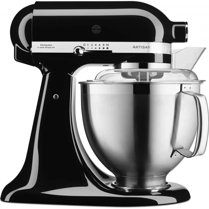 KitchenAid Artisan Küchenmaschine 5KSM185 Tschimmlover, Zinkdruckguss, 4,8 L, Edelstahl, Silber