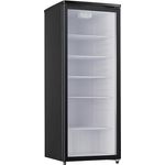 PKM Getränkekühlschrank GKS255B, schwarzer Flaschenkühlschrank mit 256 Liter Nutzinhalt