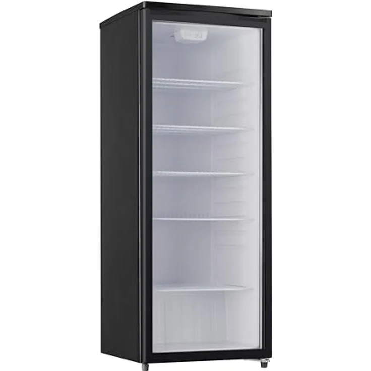 PKM Getränkekühlschrank GKS255B, schwarzer Flaschenkühlschrank mit 256 Liter Nutzinhalt – Bild 1