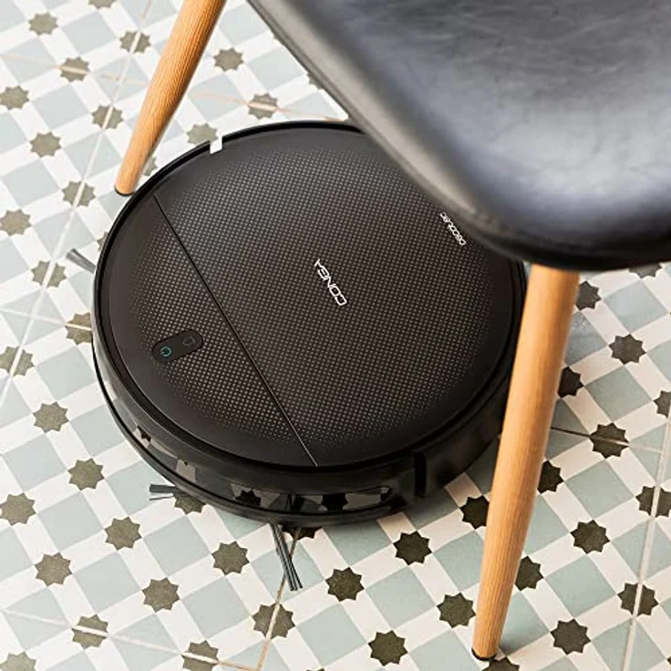 Cecotec Conga M10 Advance Aqua Pro, Roboterstaubsauger mit Gyroskop und Seitenbürste, Schwarz, 150 min Akkulaufzeit – Bild 5