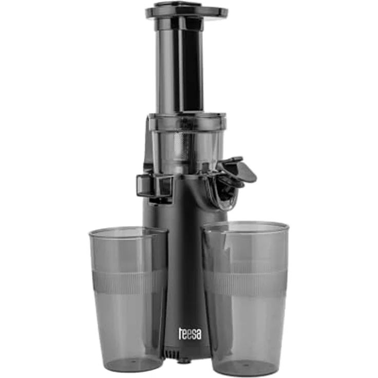 Teesa TSA3233, Vertikaler Slow Juicer Schraubenentsafter, BPA-frei, 130 W, kompakt, mit Tropfstopp und Zubehör – Bild 5