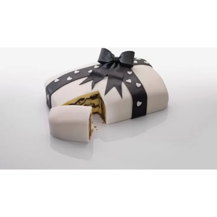 Zenker Rechteckige Springform CREME NOIR, Backform aus Stahlblech, Kuchenform mit keramisch verstärkter Antihaftbeschichtung (Farbe: Crème-Anthrazit), Menge: 1 Stück – Bild 4