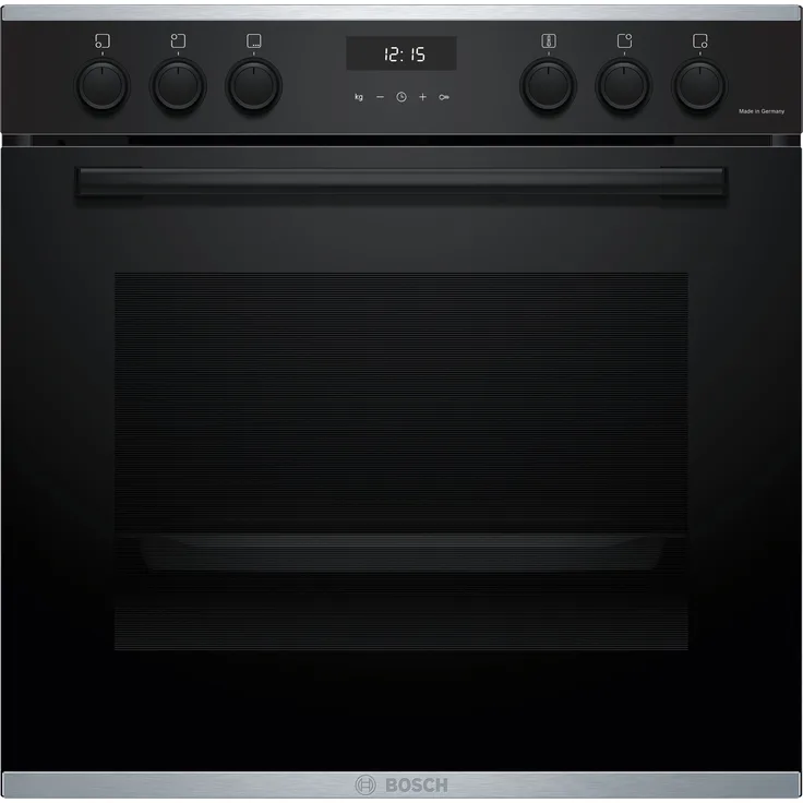 Bosch Exclusiv HEG217AB5 Einbau-Herd, Schwarz mit Air Fry Funktion für gesundes Kochen